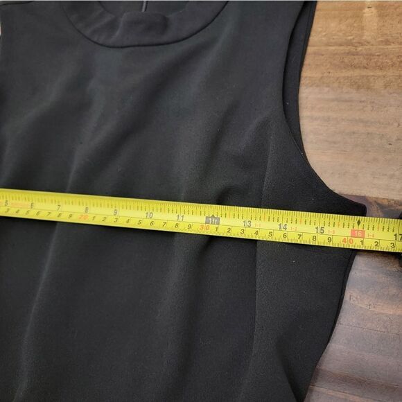 Eat. 1946 Jumpsuit Sleeveless High Neck Wide Flare Legs Striped Pants Size 10 - Picture 5 of 9